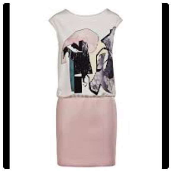 Copine Meda Abstract Dress Sz 38 - Picture 7 of 7